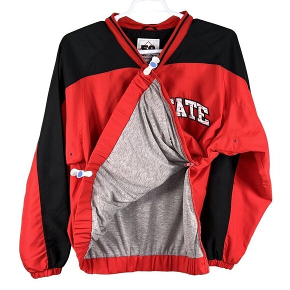 Ohio State University 58 Sports Men L 3D Spell Out Pullover Varsity Jacket Lined - Picture 4 of 16